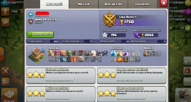 Vendo conta clash cv 8 bem evoluido