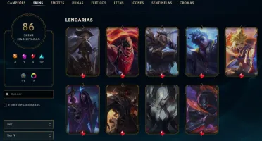 CONTA - LOL 86SKINS + VALORANT 1ºPASSE+V.ANCIFOGO/P.NEBULOSA