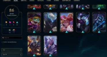 CONTA - LOL 86SKINS + VALORANT 1ºPASSE+V.ANCIFOGO/P.NEBULOSA