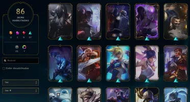 CONTA - LOL 86SKINS + VALORANT 1ºPASSE+V.ANCIFOGO/P.NEBULOSA