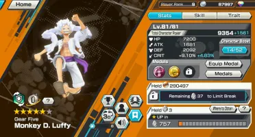 Gear Five Monkey D. Luffy5🌟 One Piece Bounty Rush