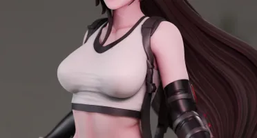 Tifa + Nsfw - Final Fantasy - Arquivo .Stl Para Impressão 3D