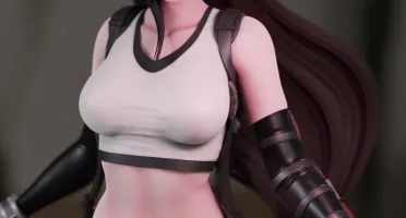 Tifa + Nsfw - Final Fantasy - Arquivo .Stl Para Impressão 3D