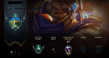 CONTA PLAT 1 - 75 PdL - 51% WR - 30 CAMPEÕES