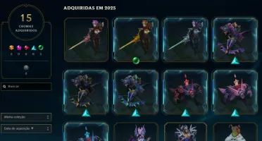 Conta Lol Ouro, 75 Skins, com Mítica e Lendárias, 32K Ea