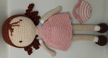 Boneca Amigurumi Luna
