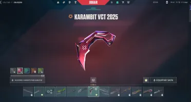 Conta Valorant Com Prelúdio Do Caos E Karambit Vct 2025