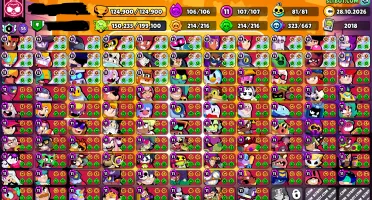 ⚡ Conta Brawl Stars Full - 124.900 Troféus ⚡