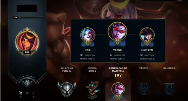 CONTA LEAGUE OF LEGENDS