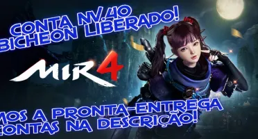 Conta mir4 lv 40, pronta para fazer dinheiro