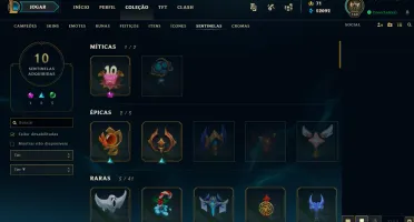 Conta League of Legends - Prata 3