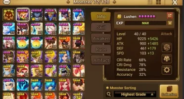 🔥Conta Summoners War Global – Lvl 50 🔥