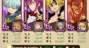 The Seven Deadly Sins: Grand Cross Global Com 600+ diamantes