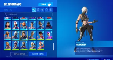 conta de fortnite com mais de 120 skins passes raros e skins