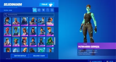 conta de fortnite com mais de 120 skins passes raros e skins