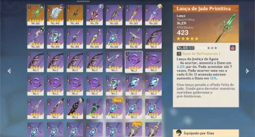CONTA RANK 40 (10 ITENS 5* NA CONTA)