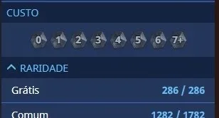 10k de pó - 3K de Ouro - 25 packs - 75 lendárias