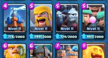 Conta Clash Royale Lv12 (falta pouco pro Lv13) Barata Boa