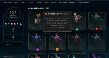 PAX Twisted Fate + 1792 Skins - Ex Mestre