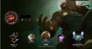 Conta League of Legends Diamante 5