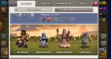 Conta Clash Of Clans CV12 Recente era cv11 full