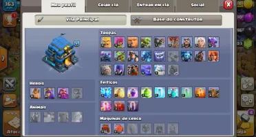 Conta Clash Of Clans CV12 Recente era cv11 full