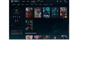 Conta lv 184,33 skins 2 ultimates e 82 champs