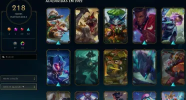 Conta League Of Legends Com Todos Os Campeões!