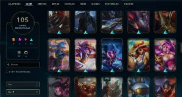 Esmeralda 3 com 150 Champs e 105 Skins + 4 Ultimates