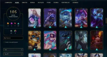 Esmeralda 3 com 150 Champs e 105 Skins + 4 Ultimates