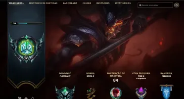 CONTA LOL PLATINA SMURF