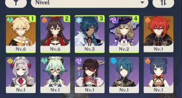 genshin impact/ server america diluc + more five 4 stars