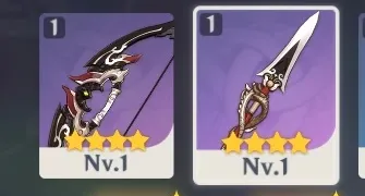 genshin impact/ server america diluc + more five 4 stars