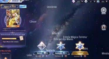 SAINT SEIYA AWAKENING - COM GEMAS AVANÇADAS E LIVROS