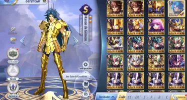 SAINT SEIYA AWAKENING - COM GEMAS AVANÇADAS E LIVROS