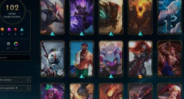 CONTA DE LOL Lv129! 102 SKINS