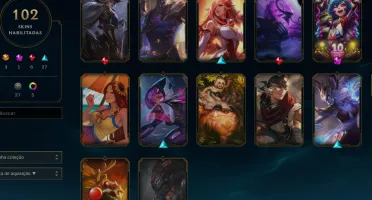 CONTA DE LOL Lv129! 102 SKINS