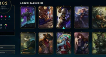 CONTA DE LOL Lv129! 102 SKINS
