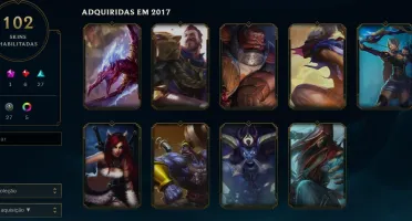 CONTA DE LOL Lv129! 102 SKINS
