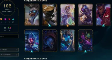 CONTA DE LOL Lv129! 102 SKINS