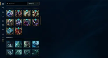 Conta LOL - 194 skins sendo 2 ult, 1 Mit, 4 Lend, 29 Epicas