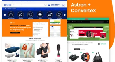 Tema Dropmeta 4.6 + ConverteX 4.1 + Astron 4.1 para shopify