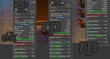 Acc no Tibia com MUITOS chars level alto, skill alto, makers