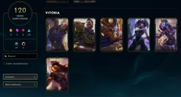 Conta lol ícone Espectro Vingativo 2012/ Morgana vitoriosa