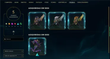 Unranked com 150 Champs e 63 Skins ( MAIN JG )
