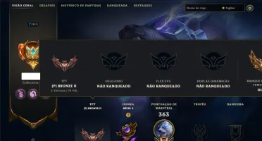 Unranked com 130 Champs e 130 Skins ( TOP / JG / MID )