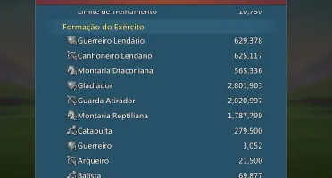 Trap Solo 242m, quase 9m de tropas com T4 (migra ate o 1051)