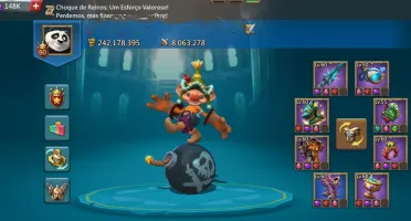 Trap Solo 242m, quase 9m de tropas com T4 (migra ate o 1051)