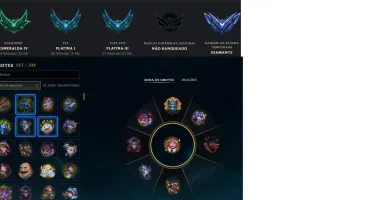 Vendo Conta League of Legends lvl 750 com 300 skins...