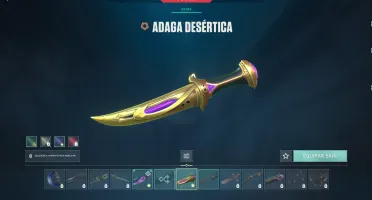 Conta Valorant FA com Vandal Sublime e Facas de Passe